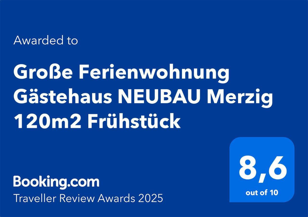 Grosse Ferienwohnung Gaestehaus Neubau Merzig 120M2 외부 사진